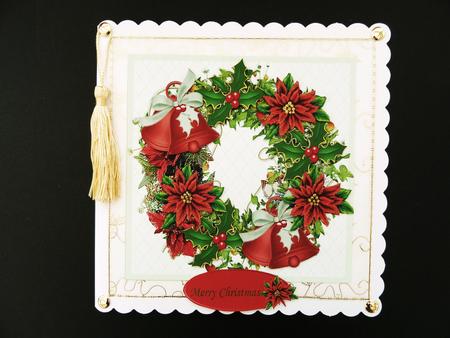 Merry Christmas Poinsettia,3D for a Special Card by Valerie Spowart