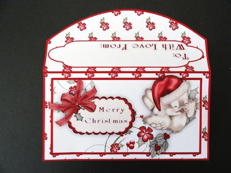 Christmas Sparrow Money and Gift Voucher Wallet by Valerie Spowart