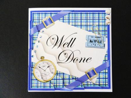 Tartan Well Done Wavy Corner by Valerie Spowart