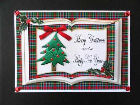 Book Card Christmas Tree by Valerie Spowart