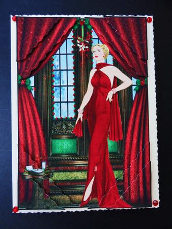 Elegant Christmas Corner Stacker by Valerie Spowart