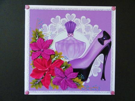 Flowers Shoe and Perfume by Valerie Spowart