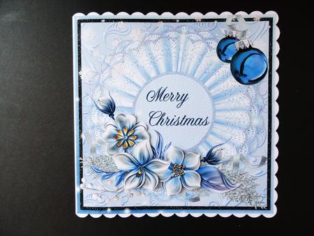 Winter Flowers & Lace 8x8inch Step by Step by Valerie Spowart