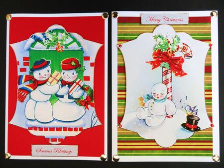 Vintage Snowman by Valerie Spowart