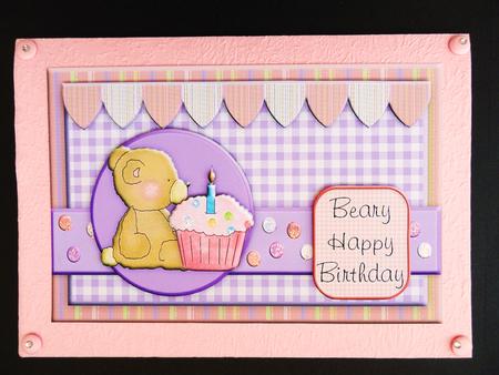Beary Happy Birthday by Valerie Spowart