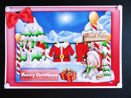 Santa's Washing Line by Valerie Spowart
