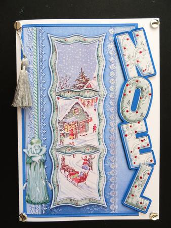 Christmas in the Town Over the Side Noel by Valerie Spowart
