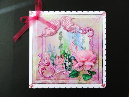Butterflies and Roses by Valerie Spowart