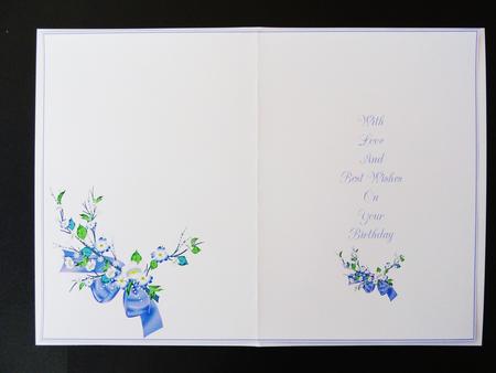 Floral Birthday Insert 6 by Valerie Spowart