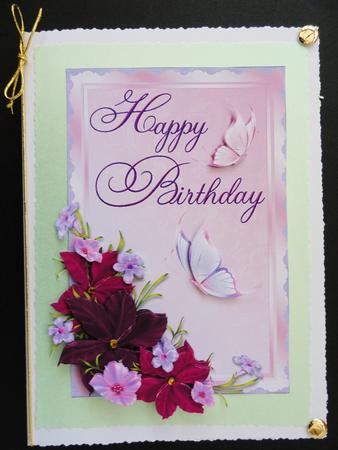 Happy Birthday Flowers Step by Step by Valerie Spowart