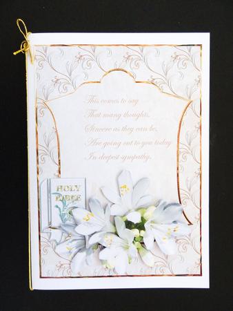 Sympathy Flowers by Valerie Spowart