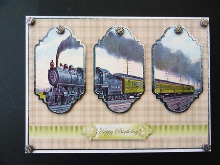 Vintage Steam Train by Valerie Spowart