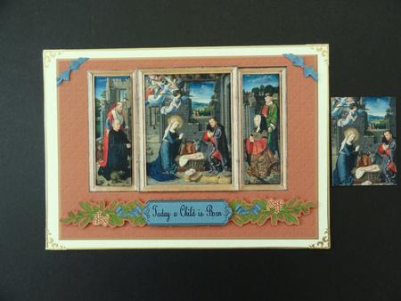 Nativity in Wooden Panel Qs by Valerie Spowart