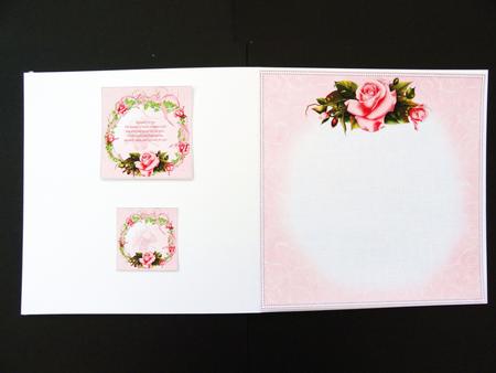 8x8 Circle of Roses with Verse Insert Plate by Valerie Spowart