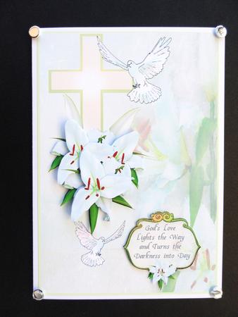 Doves and Lillies by Valerie Spowart