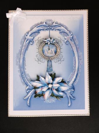 Elegant Blue Christmas by Valerie Spowart