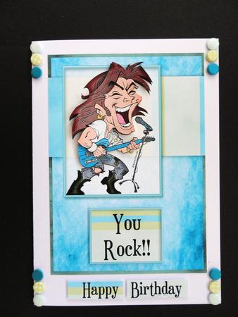 Guitar Rocker 7x5inch Step by Step by Valerie Spowart