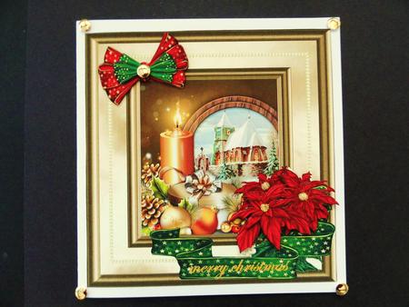 Christmas Church View by Valerie Spowart