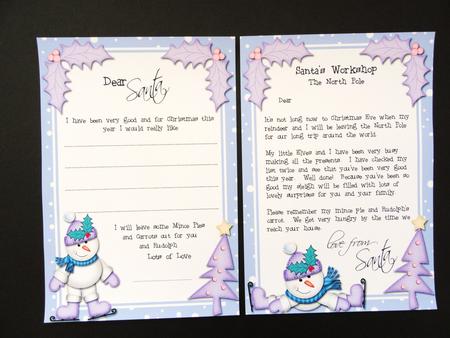 Child's Santa Letter to and from Santa by Valerie Spowart