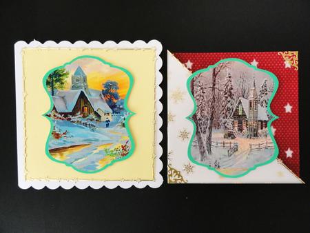Christmas Scenes with Verses - Green by Valerie Spowart