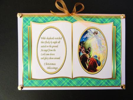 While Shepherds Watched - Green by Valerie Spowart