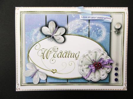 Wedding Wishes Card Topper 2 by Valerie Spowart