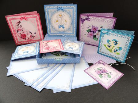 3D Top Drawer Floral Cards Bumper Kit by Valerie Spowart