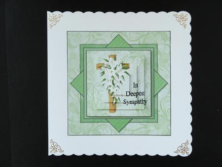 Sympathy Cross Pyramid by Valerie Spowart