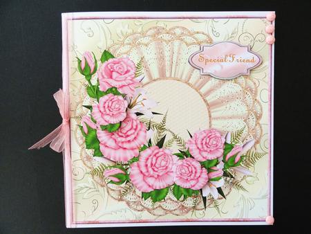 Special Pink Roses by Valerie Spowart