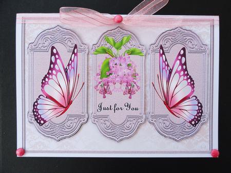 Panels Butterflies and Flowers by Valerie Spowart