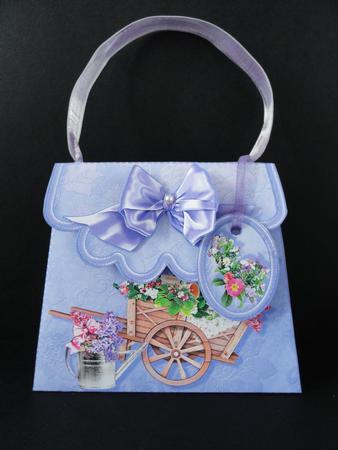 Handbag Gift Box Summer Garden by Valerie Spowart