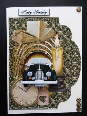 Vintage Car Male by Valerie Spowart