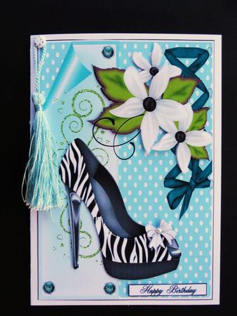 Female Shoe Card by Valerie Spowart