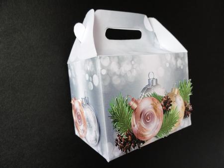 Mini Christmas Gift Box with Decoration's / Ornaments by Valerie Spowart
