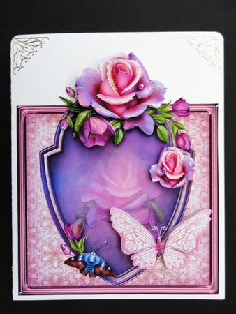 Over the Top Roses and Butterflies by Valerie Spowart