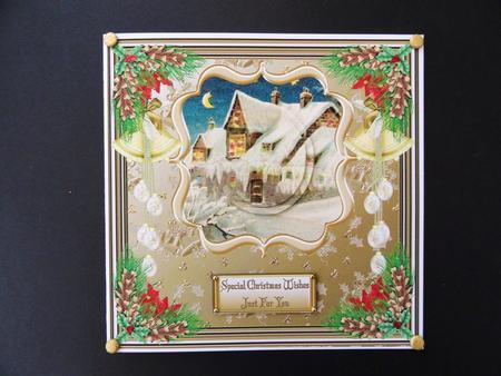 Vintage White Christmas Topper by Valerie Spowart