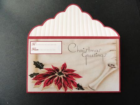 Poinsettia Money Wallet by Valerie Spowart