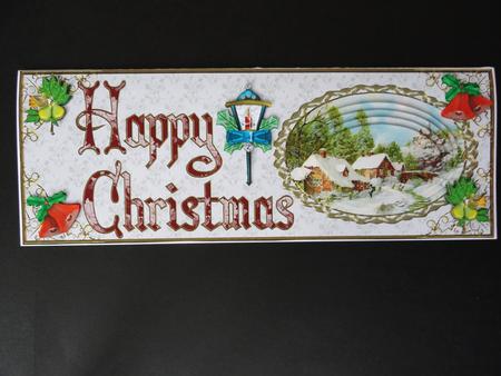 Vintage Christmas Large dl Pyramid Topper by Valerie Spowart