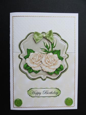 Over the Top Yvory Roses by Valerie Spowart