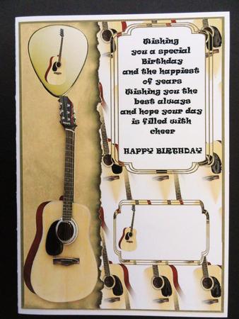 Strumming My Acustic Guitar by Valerie Spowart