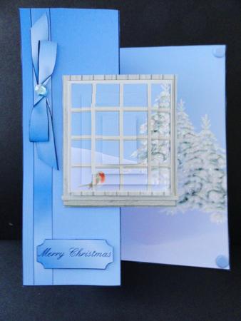 Through the Christmas Window No Holes Fold Back by Valerie Spowart