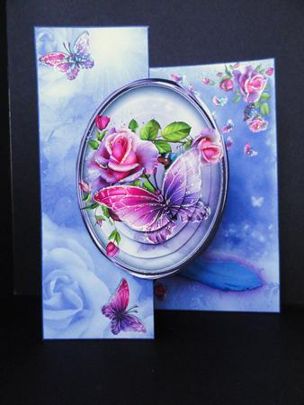Misty Blue No Holes Cut and Fold by Valerie Spowart