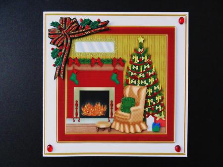 Christmas by the Fireside by Valerie Spowart