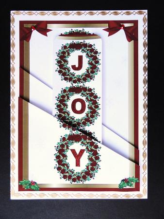Christmas Joy Pockets and Bookmark by Valerie Spowart