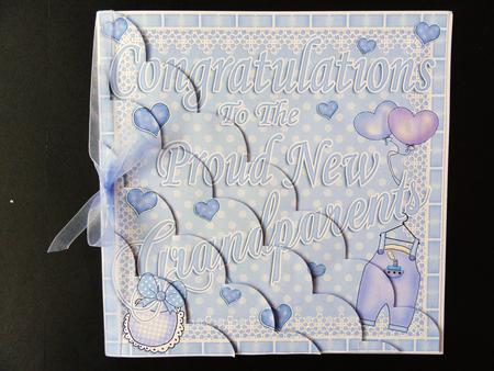 8 x 8 New Grandparents Scalloped Corner Kit by Valerie Spowart