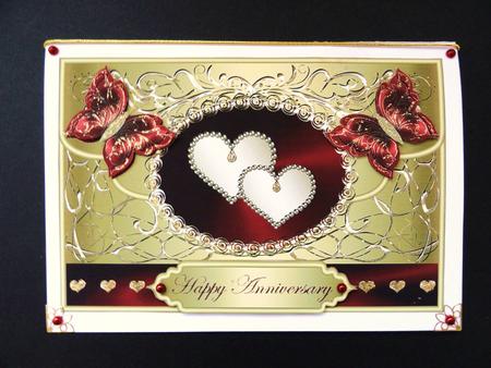 Anniversary/ Wedding/ Valentine's Day Card Front 1 by Valerie Spowart