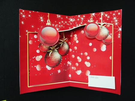 3D Red Christmas Baubles by Valerie Spowart