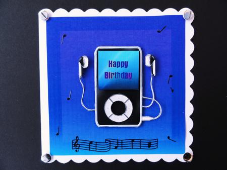 Funky Teen Mp3 or Ipod Player Topper by Valerie Spowart