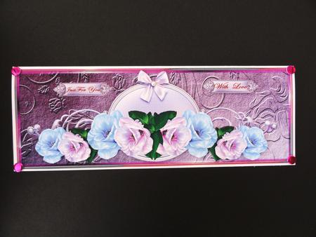 Large Dl Card Blossoms Beauty by Valerie Spowart