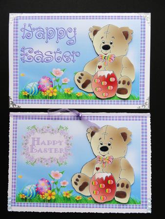 2 Easter Ted Toppers by Valerie Spowart